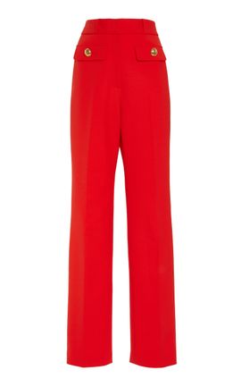 Oscar de la Renta Oscar de la Renta StretchWool StraightLeg Pants