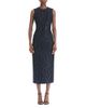 Oscar De La Renta Oscar de la Renta Wool Blend Sleeveless Sequin Dress - 1