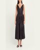 Oscar de la Renta Sleeveless Argyle Silk Belted Midi Dress - 2
