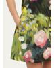 Oscar de la Renta Strapless Abstract Landscape Print Faille Mini Dress - 5