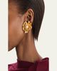 Oscar de la Renta Wild Poppy Pearly Earrings - 2