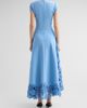 Oscar de la Renta Women's 3D Guipure Virgin Wool-Blend Maxi Dress - 3