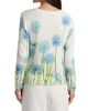Oscar de la Renta Women's Allium-Printed Cotton-Blend Sweater - 5
