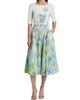 Oscar de la Renta Women's Allium Three-Quarter-Sleeve Midi-Dress - 3
