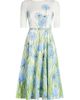 Oscar de la Renta Women's Allium Three-Quarter-Sleeve Midi-Dress - 8
