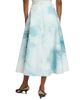 Oscar de la Renta Women's Beach Print Cotton Poplin Circle Midi-Skirt - 5