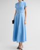 Oscar de la Renta Women's Bow-Detail Belted Stretch-Wool Day Dress - 4