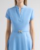 Oscar de la Renta Women's Bow-Detail Belted Stretch-Wool Day Dress - 5
