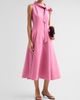 Oscar de la Renta Women's Bow Stretch-Wool Sleeveless Day Dress - 4
