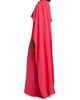 Oscar de la Renta Women's Brooch-Detail Wool-Blend Georgette Caftan Gown - 5