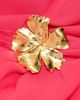 Oscar de la Renta Women's Brooch-Detail Wool-Blend Georgette Caftan Gown - 7