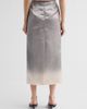 Oscar de la Renta Women's Cosmos Floral Satin Pencil Skirt - 3