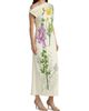 Oscar de la Renta Women's Draped Foxglove Jersey One-Shoulder Gown - 4