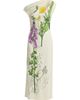Oscar de la Renta Women's Draped Foxglove Jersey One-Shoulder Gown - 8