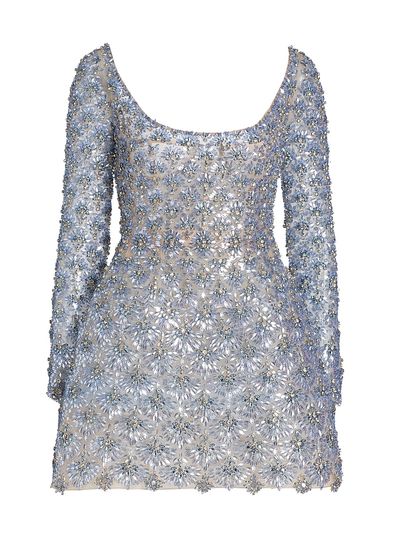 Oscar de la Renta Women's Embellished Sculpted Minidress