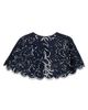 Oscar de la Renta Women's Embroidered Openwork Tweed Cape - 1