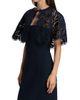 Oscar de la Renta Women's Embroidered Openwork Tweed Cape - 4