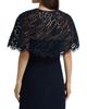Oscar de la Renta Women's Embroidered Openwork Tweed Cape - 5