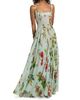 Oscar de la Renta Women's Floral Silk Gazar A-Line Gown - 2