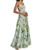 Oscar de la Renta Women's Floral Silk Gazar A-Line Gown - 4