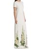 Oscar de la Renta Women's Foxglove-Embroidered Caftan - 4