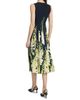 Oscar de la Renta Women's Foxglove-Print Pleated Midi-Dress - 5