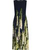 Oscar de la Renta Women's Foxglove-Print Pleated Midi-Dress - 8