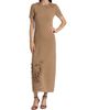 Oscar de la Renta Women's Foxgloves-Embroidered Knit Maxi Dress - 3