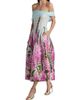 Oscar de la Renta Women's Foxgloves-Embroidered Organza Off-the-Shoulder Dress - 2