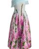 Oscar de la Renta Women's Foxgloves-Embroidered Organza Off-the-Shoulder Dress - 8