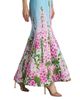 Oscar de la Renta Women's Foxgloves-Print Ombré Faille Strapless Gown - 6