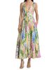 Oscar de la Renta Women's Foxgloves-Print Stretch-Cotton Poplin Maxi Dress - 3