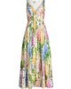 Oscar de la Renta Women's Foxgloves-Print Stretch-Cotton Poplin Maxi Dress - 8
