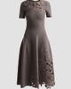 Oscar de la Renta Women's Guipure Lace Wool Midi Dress - 1