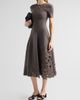 Oscar de la Renta Women's Guipure Lace Wool Midi Dress - 4