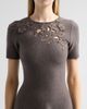 Oscar de la Renta Women's Guipure Lace Wool Midi Dress - 5