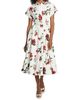 Oscar de la Renta Women's Hibiscus Cotton Poplin Belted Midi-Shirtdress - 2