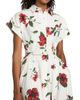 Oscar de la Renta Women's Hibiscus Cotton Poplin Belted Midi-Shirtdress - 6