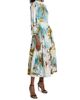Oscar de la Renta Women's Landscape-Print Cotton Poplin Midi-Shirtdress - 4