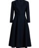 Oscar de la Renta Women's Long-Sleeve Wool Day Dress - 8
