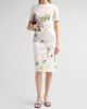 Oscar de la Renta Women's Mixed Botanical Denim Dress - 2