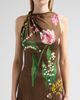 Oscar de la Renta Women's Mixed Botanical Jersey Day Dress - 5