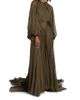 Oscar de la Renta Women's Open-Sleeve Silk Chiffon Capelet & Gown - 2