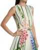 Oscar de la Renta Women's Pleated Foxgloves-Print Minidress - 6
