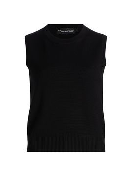 Oscar de la Renta Women's Virgin Wool Tank