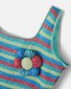 Oseree Kids Oséree Kids Lumière floral-appliqué striped swimsuit - 3