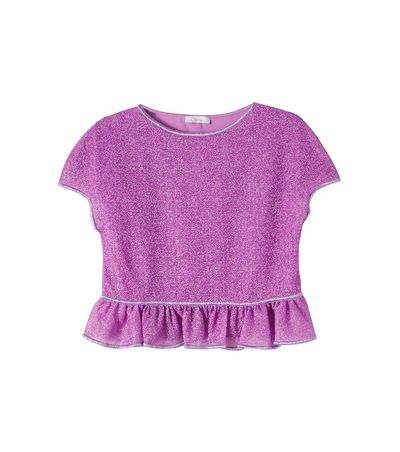 Oseree Kids Oséree Kids Lumière ruffled T-shirt