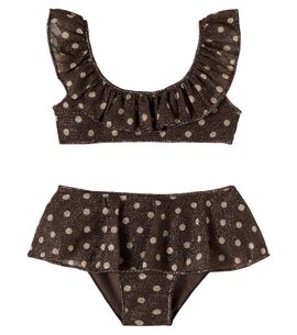 Oseree Kids Oséree Kids Osemini Lumière polka-dot ruffled bikini