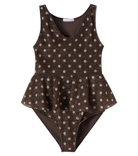Oseree Kids Oséree Kids Osemini Lumière polka-dot ruffled swimsuit