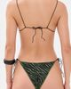 Oseree Oseree Animalier Cut Out One-Piece Swimsuit Printed Lurex - 3